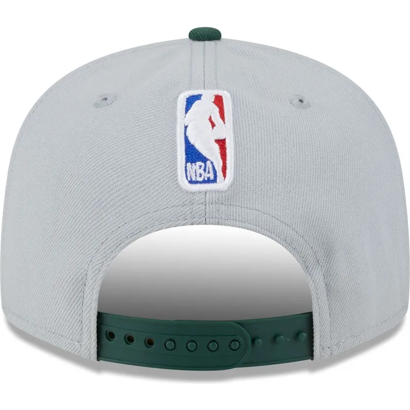 mutzen-flach-grau-snapback-9fifty-tip-off-2023-der-milwaukee-bucks-nba-von-new-era