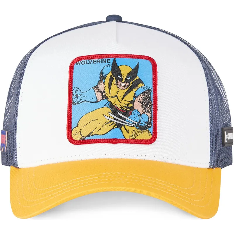 mutzen-gebogen-weiss-snapback-wolverine-marvel-comics-von-capslab
