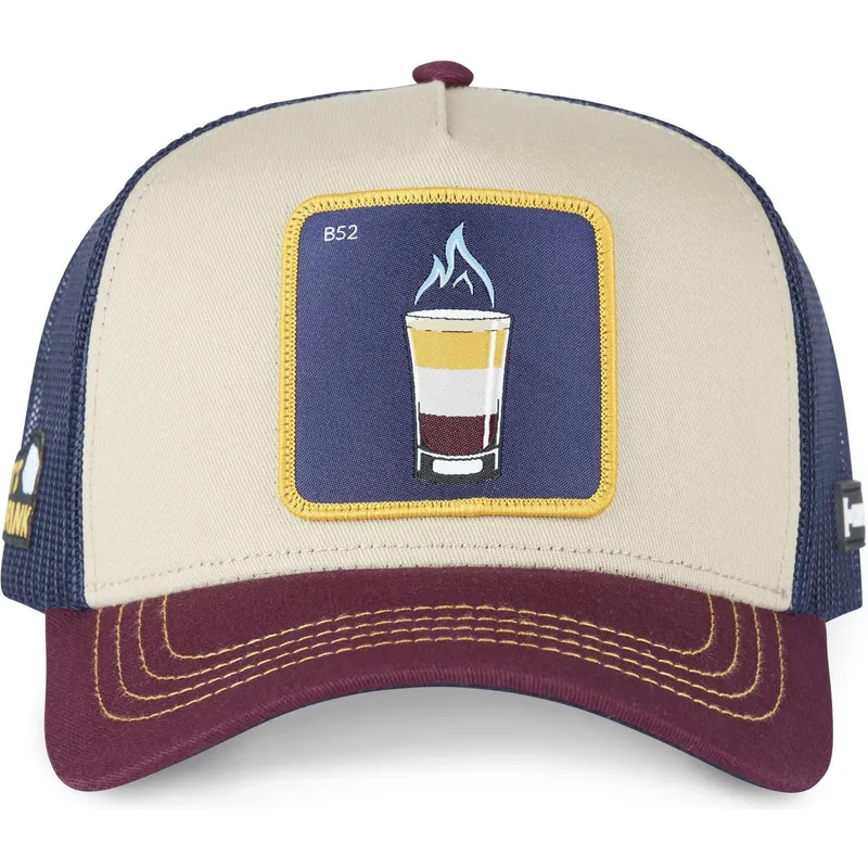 mutzen-gebogen-beige-snapback-b52-cocktails-von-capslab