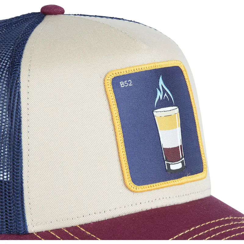 mutzen-gebogen-beige-snapback-b52-cocktails-von-capslab