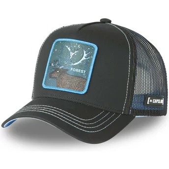 Casquette trucker noire cerf Forest CAS2 FOR1 Fantastic Beasts Capslab