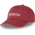 rote-verstellbare-gebogene-kappe-dc-r-von-von-dutch