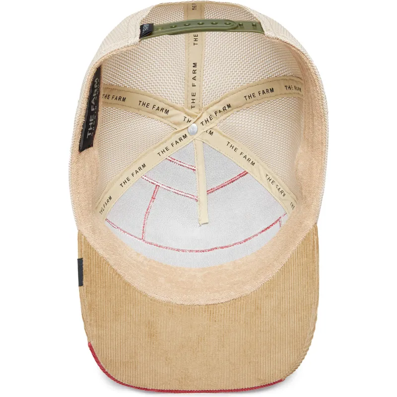 mehrfarbige-trucker-kappe-hirsch-dear-letter-opener-the-farm-patchwork-von-goorin-bros