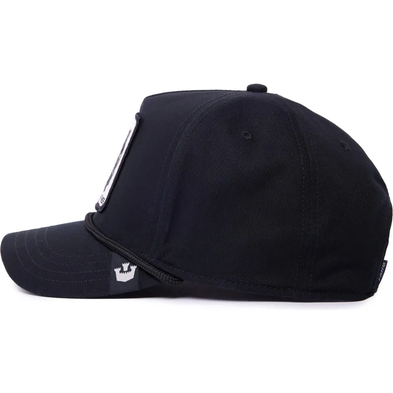 schwarze-gebogene-snapback-kappe-panther-panther-100-the-farm-all-over-canvas-von-goorin-bros