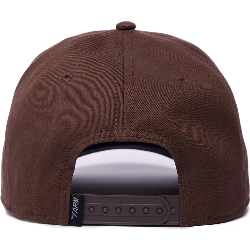 braune-gebogene-snapback-kappe-stachelschwein-prick-porcupine-100-the-farm-all-over-canvas-von-goorin-bros braune-gebogene-snapback-kappe-stachelschwein-prick-porcupine-100-the-farm-all-over-canvas-von-goorin-bros