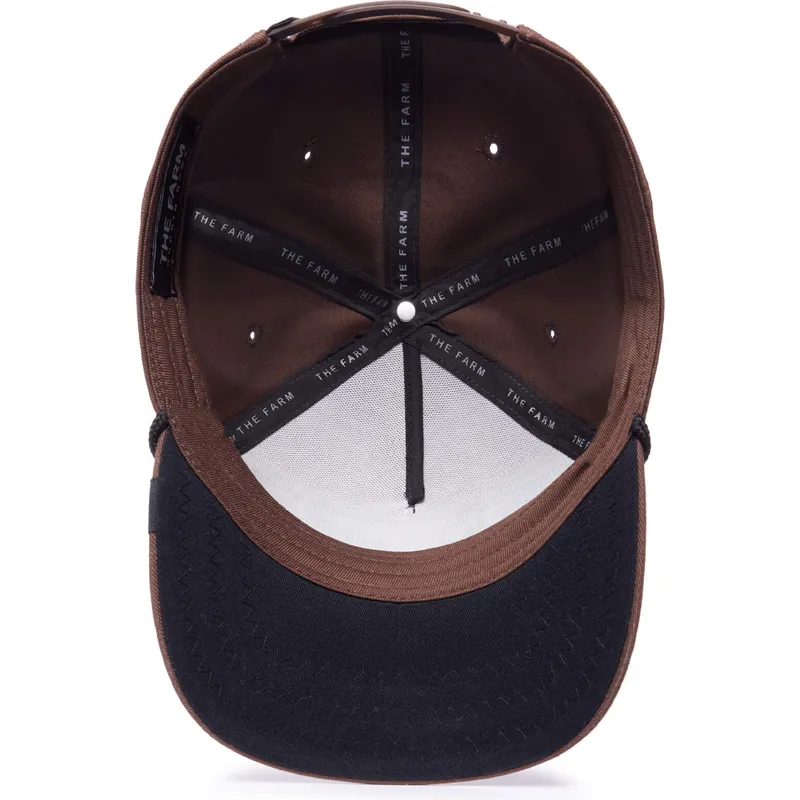 braune-gebogene-snapback-kappe-stachelschwein-prick-porcupine-100-the-farm-all-over-canvas-von-goorin-bros braune-gebogene-snapback-kappe-stachelschwein-prick-porcupine-100-the-farm-all-over-canvas-von-goorin-bros