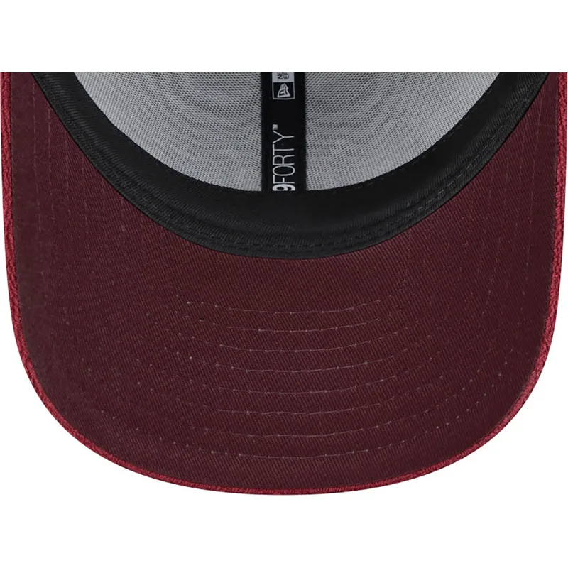 mutzen-gebogen-rot-verstellbares-band-9forty-towelling-der-new-york-yankees-mlb-von-new-era
