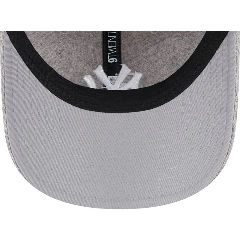 mutzen-gebogen-grau-verstellbares-band-9twenty-herringbone-der-new-york-yankees-mlb-von-new-era mutzen-gebogen-grau-verstellbares-band-9twenty-herringbone-der-new-york-yankees-mlb-von-new-era