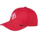 rote-verstellbare-gebogene-kappe-brushed-twill-truefit-20-von-djinns