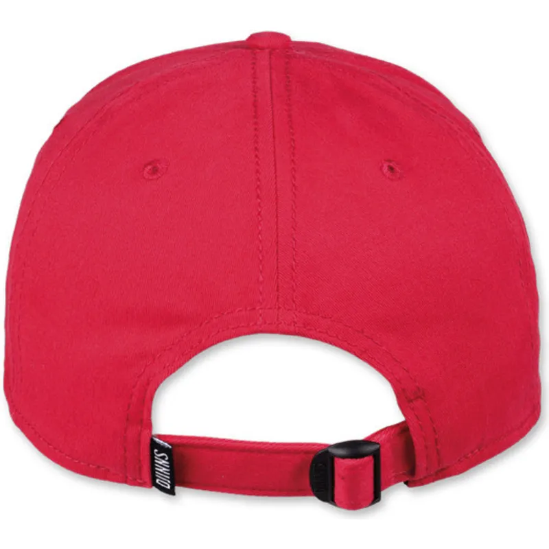 rote-verstellbare-gebogene-kappe-brushed-twill-truefit-20-von-djinns