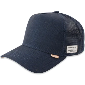 Mützen gebogen marineblau snapback HFT Glencheck von Djinns