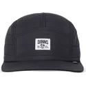 schwarze-verstellbare-flatcap-puffy-nylon-von-djinns