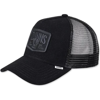 Mützen gebogen schwarz snapback Hippy Canvas HFT von Djinns