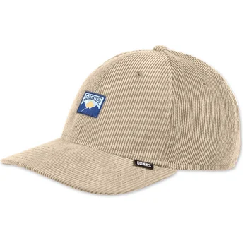 Mützen gebogen beige snapback Mountains TrueFit Cord von Djinns