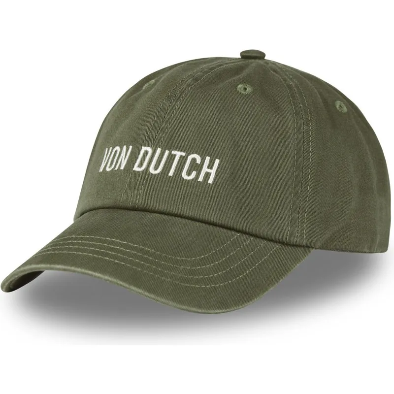 grune-verstellbare-gebogene-kappe-dc-k-von-von-dutch