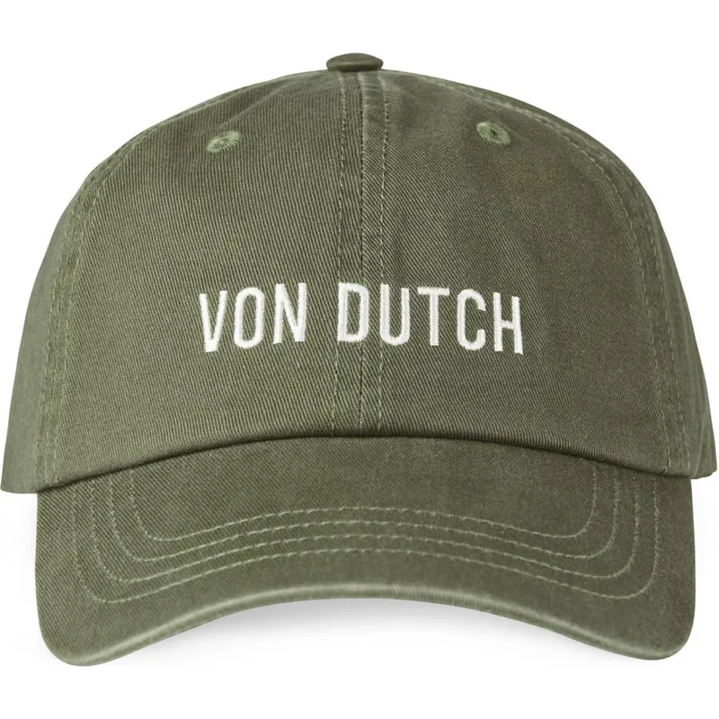 grune-verstellbare-gebogene-kappe-dc-k-von-von-dutch