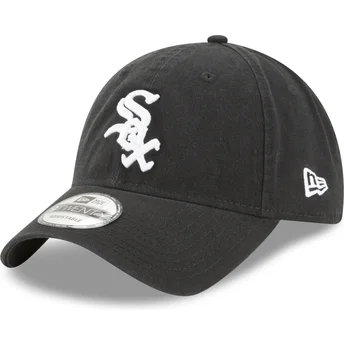 Mützen gebogen schwarz verstellbares band 9TWENTY Core Classic der Chicago White Sox MLB von New Era