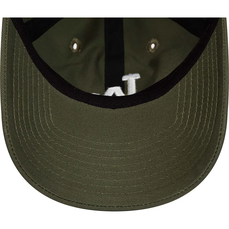 grune-verstellbare-curved-cap-9twenty-league-essential-der-los-angeles-dodgers-mlb-von-new-era