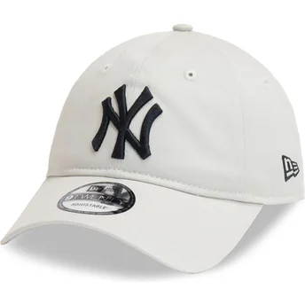 Mützen gebogen beige verstellbares band 9TWENTY League Essential der New York Yankees MLB von New Era