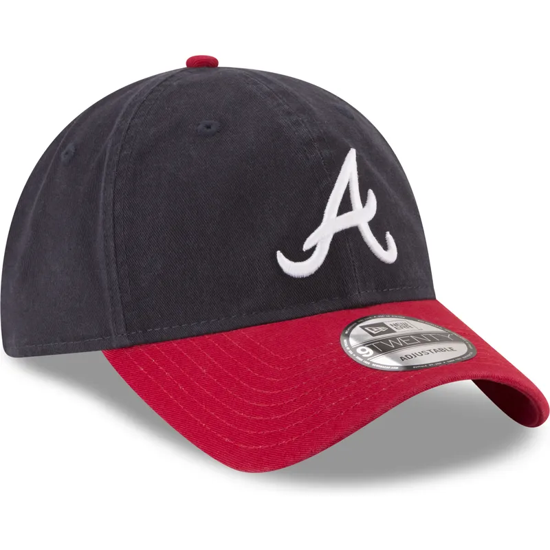 marineblaue-und-rote-verstellbare-curved-cap-9twenty-core-classic-der-atlanta-braves-mlb-von-new-era marineblaue-und-rote-verstellbare-curved-cap-9twenty-core-classic-der-atlanta-braves-mlb-von-new-era