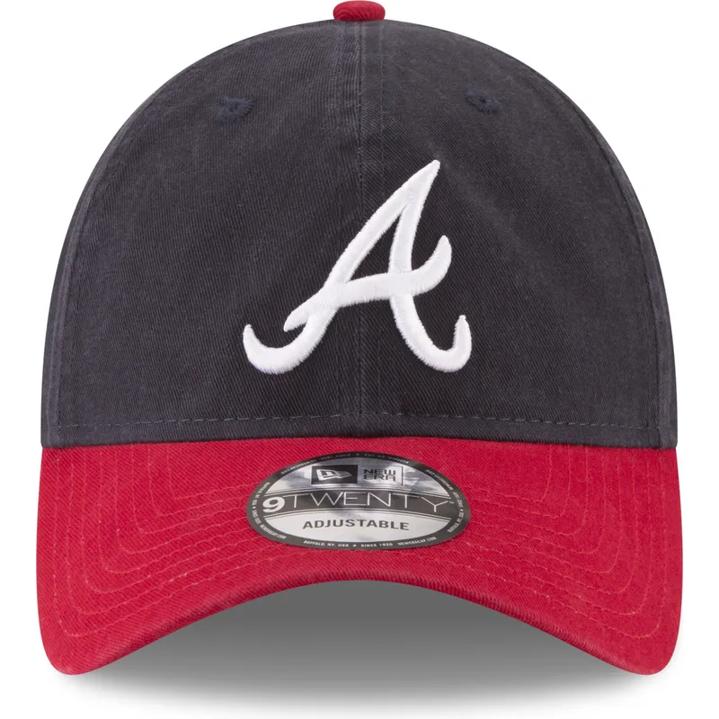 marineblaue-und-rote-verstellbare-curved-cap-9twenty-core-classic-der-atlanta-braves-mlb-von-new-era marineblaue-und-rote-verstellbare-curved-cap-9twenty-core-classic-der-atlanta-braves-mlb-von-new-era