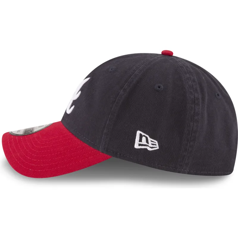 marineblaue-und-rote-verstellbare-curved-cap-9twenty-core-classic-der-atlanta-braves-mlb-von-new-era marineblaue-und-rote-verstellbare-curved-cap-9twenty-core-classic-der-atlanta-braves-mlb-von-new-era