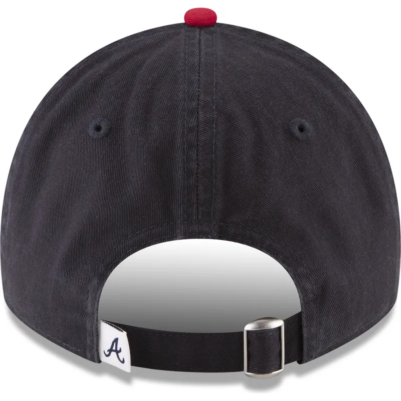 marineblaue-und-rote-verstellbare-curved-cap-9twenty-core-classic-der-atlanta-braves-mlb-von-new-era marineblaue-und-rote-verstellbare-curved-cap-9twenty-core-classic-der-atlanta-braves-mlb-von-new-era