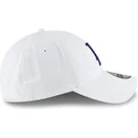 weisse-verstellbare-curved-cap-mit-blauem-logo-9twenty-core-classic-der-los-angeles-dodgers-mlb-von-new-era