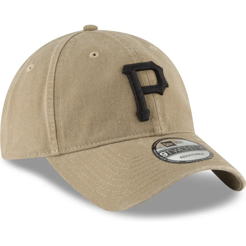 braune-verstellbare-curved-cap-mit-schwarzem-logo-9twenty-core-classic-der-pittsburgh-pirates-mlb-von-new-era braune-verstellbare-curved-cap-mit-schwarzem-logo-9twenty-core-classic-der-pittsburgh-pirates-mlb-von-new-era