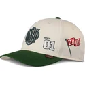 casquette-courbee-beige-et-verte-ajustable-anniversary-truefit-djinns