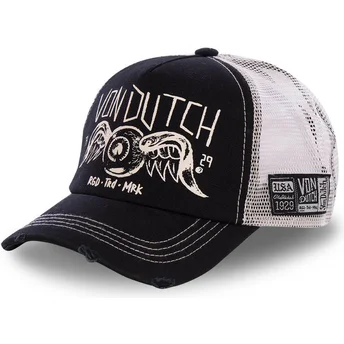 Mützen gebogen schwarz snapback für Kinder CREW4 von Von Dutch