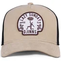 beige-und-schwarze-trucker-kappe-lazy-classic-hft-von-djinns