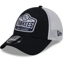mutzen-gebogen-marineblau-snapback-9forty-stretch-snap-tab-der-new-york-yankees-mlb-von-new-era