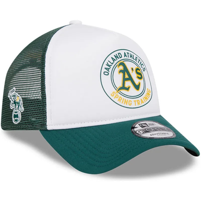 mutzen-gebogen-grun-snapback-9forty-a-frame-circle-der-oakland-athletics-mlb-von-new-era