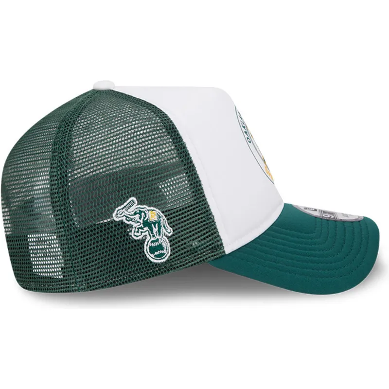 mutzen-gebogen-grun-snapback-9forty-a-frame-circle-der-oakland-athletics-mlb-von-new-era