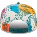 mutzen-flach-multicolor-snapback-9fifty-spring-der-oakland-athletics-mlb-von-new-era