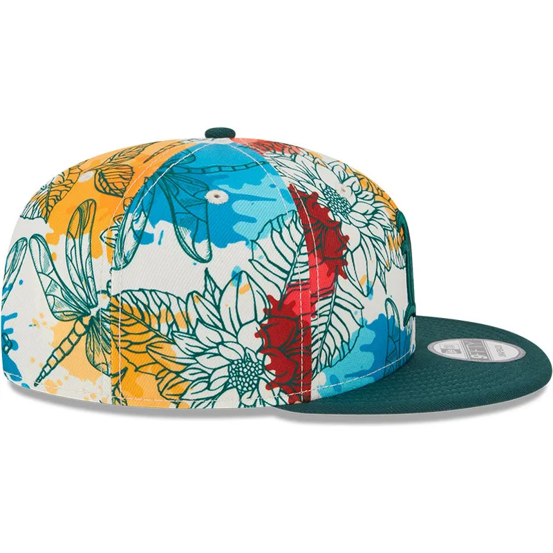 mutzen-flach-multicolor-snapback-9fifty-spring-der-oakland-athletics-mlb-von-new-era