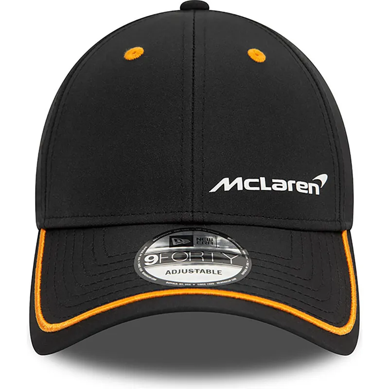 mutzen-gebogen-schwarz-verstellbares-band-9forty-contrast-piping-der-mclaren-racing-formula-1-von-new-era mutzen-gebogen-schwarz-verstellbares-band-9forty-contrast-piping-der-mclaren-racing-formula-1-von-new-era