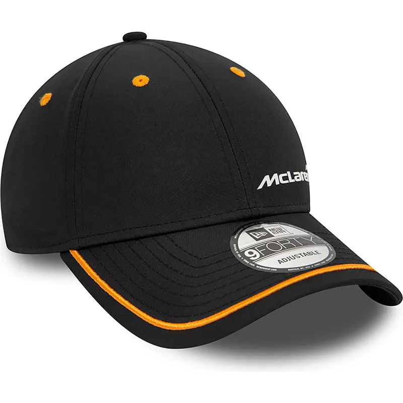 mutzen-gebogen-schwarz-verstellbares-band-9forty-contrast-piping-der-mclaren-racing-formula-1-von-new-era mutzen-gebogen-schwarz-verstellbares-band-9forty-contrast-piping-der-mclaren-racing-formula-1-von-new-era