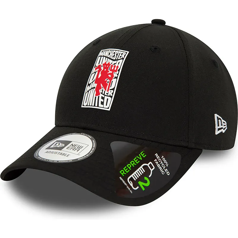 schwarze-verstellbare-curved-cap-9forty-repreve-wordmark-von-manchester-united-football-club-premier-league-von-new-era