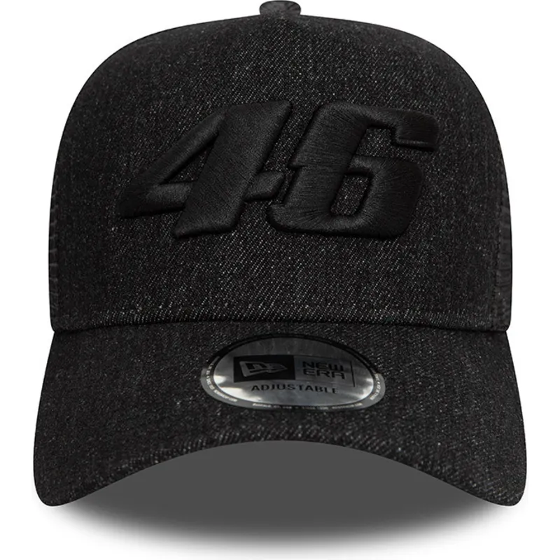 mutzen-gebogen-schwarz-snapback-9forty-a-frame-denim-der-valentino-rossi-vr46-motogp-von-new-era mutzen-gebogen-schwarz-snapback-9forty-a-frame-denim-der-valentino-rossi-vr46-motogp-von-new-era