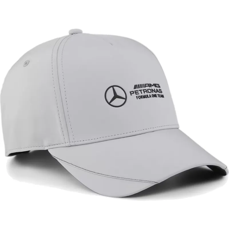 graue-gebogene-snapback-kappe-bb-von-mercedes-formula-1-von-puma graue-gebogene-snapback-kappe-bb-von-mercedes-formula-1-von-puma
