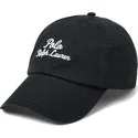 schwarze-verstellbare-curved-cap-chino-classic-sport-script-von-polo-ralph-lauren