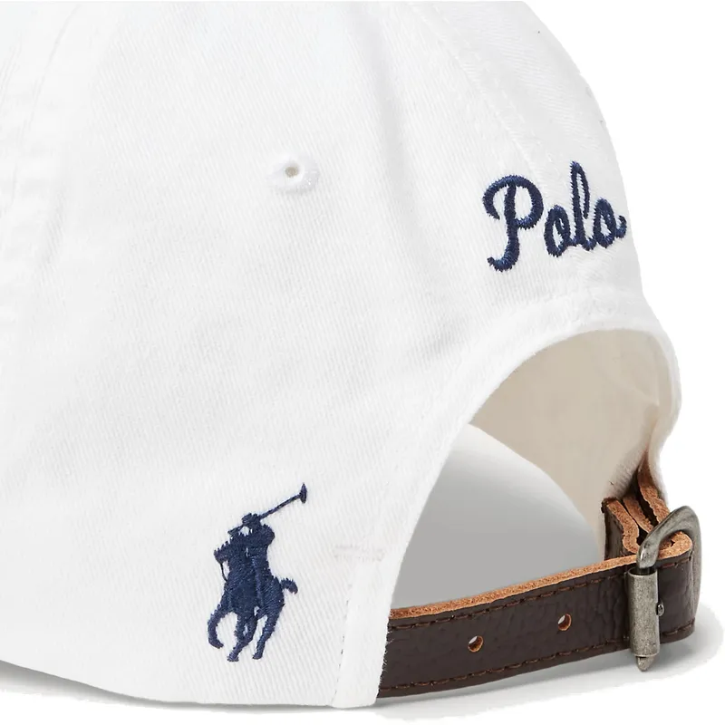 weisse-verstellbare-curved-cap-chino-classic-sport-script-von-polo-ralph-lauren