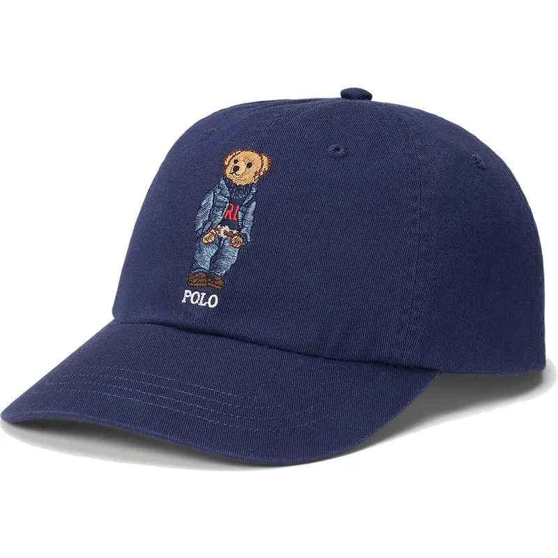 mutzen-gebogen-marineblau-verstellbares-band-von-polo-ralph-lauren mutzen-gebogen-marineblau-verstellbares-band-von-polo-ralph-lauren