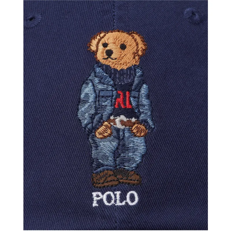 mutzen-gebogen-marineblau-verstellbares-band-von-polo-ralph-lauren mutzen-gebogen-marineblau-verstellbares-band-von-polo-ralph-lauren