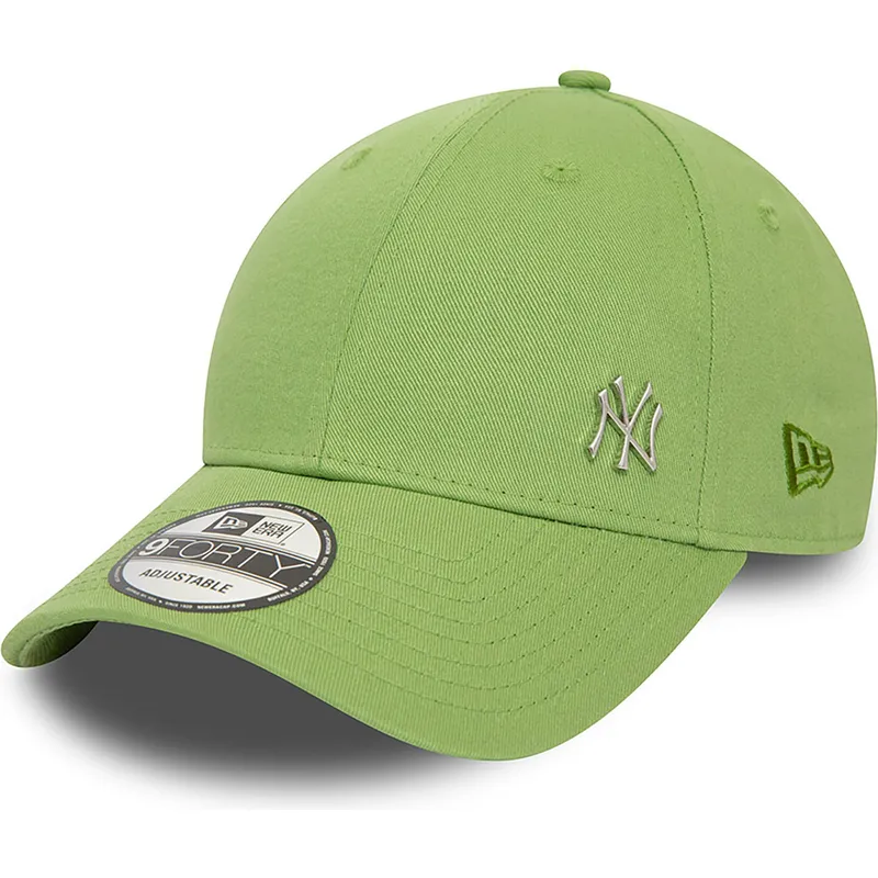 grune-gebogene-snapback-kappe-9forty-flawless-der-new-york-yankees-mlb-von-new-era