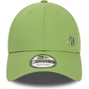 grune-gebogene-snapback-kappe-9forty-flawless-der-new-york-yankees-mlb-von-new-era