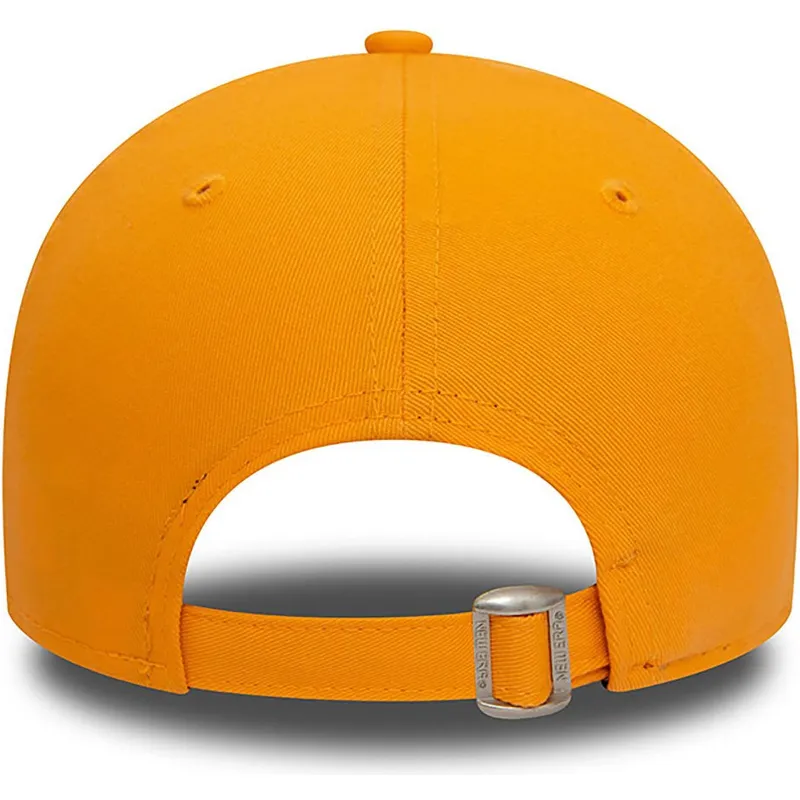 mutzen-gebogen-orange-verstellbares-band-negro-9forty-league-essential-der-new-york-yankees-mlb-von-new-era