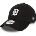 mutzen-gebogen-schwarz-verstellbares-band-9forty-league-essential-der-detroit-tigers-mlb-von-new-era